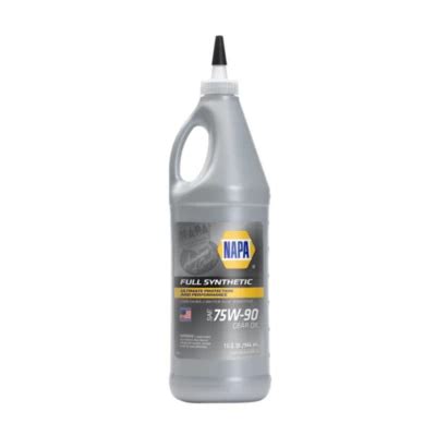 napa synthetic gear oil 75w90.